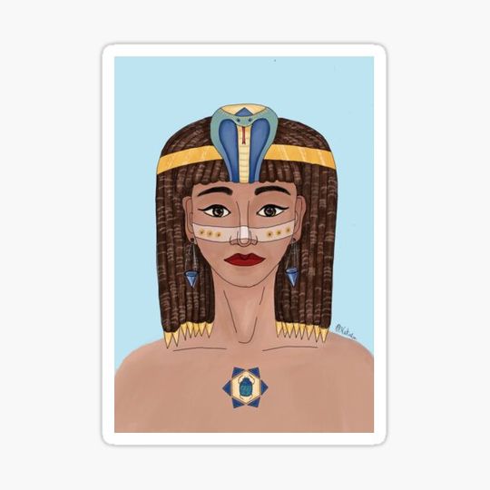 Discover Egyptian woman in ancient style