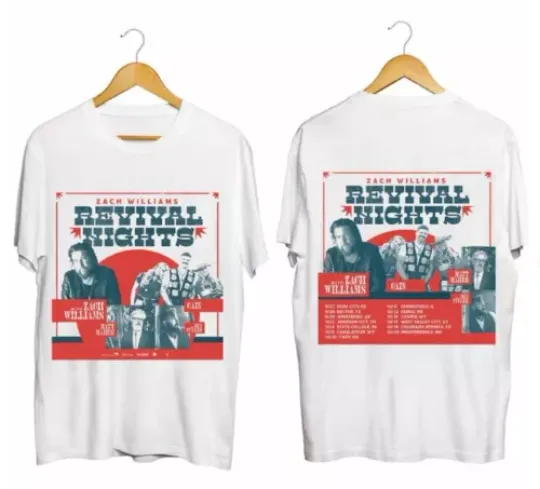 Discover Zach Williams, Revival Nights Tour 2024 Shirt