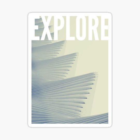 Discover Explore white Background