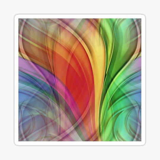 Discover All The Colors Of The Rainbow Blended Artwork