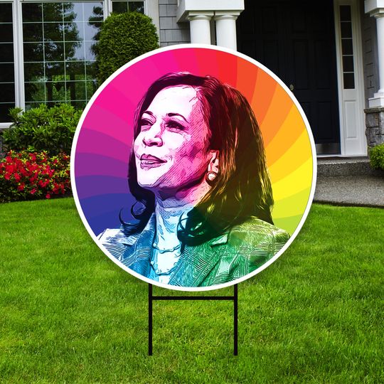 Discover Kamala Harris 2024 Yard Sign - Coroplast Kamala Harris For President 2024 Yard Sign YA210