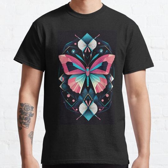 Discover Ethereal Wings - Geometric Butterfly