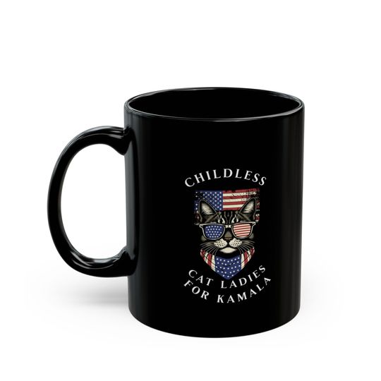 Discover Kamala Harris Mug Childless Cat Lady