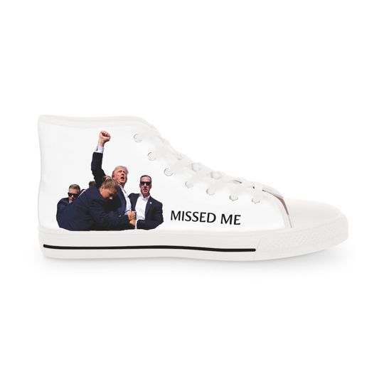 Discover MISSED ME Donald Trump Men's High Top Sneakers
