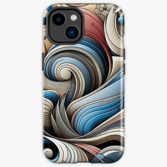 Discover Whirlwind of Color - Abstract Line Art