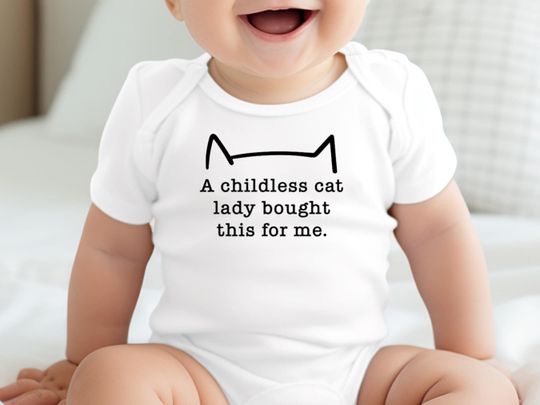 Discover Cat Lady Baby Onesie