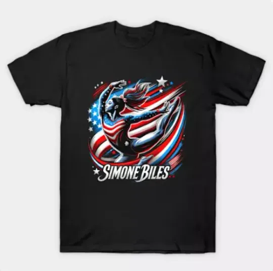 Discover Simone Biles Gymnastic Olympic Women T-Shirt