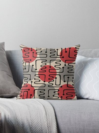 Discover Mid Century Modern Atomic Polka Dot Pattern 231
