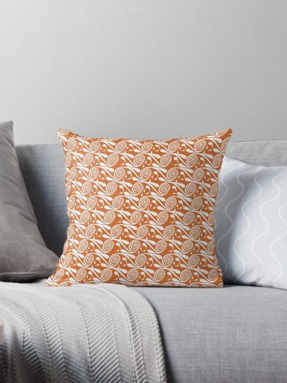 Discover Minoan Circle Organic Orange Style Pattern