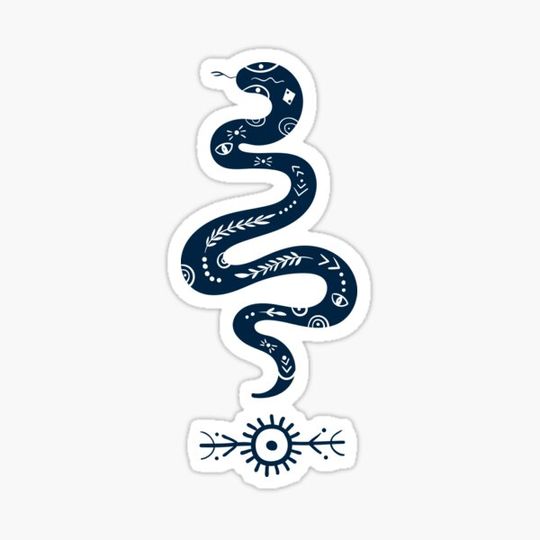 Discover Groovy snake, modern trendy style
