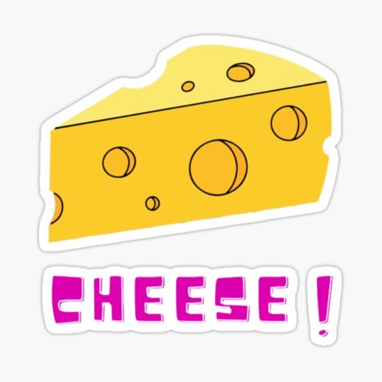 Discover Life Cheese​ time​ simple​ style​ minimal​ modern​ neon font colors