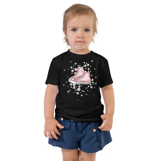 Discover Chucks and Pearls Toddler Shirt | Kamala Harris President Girls Tee
