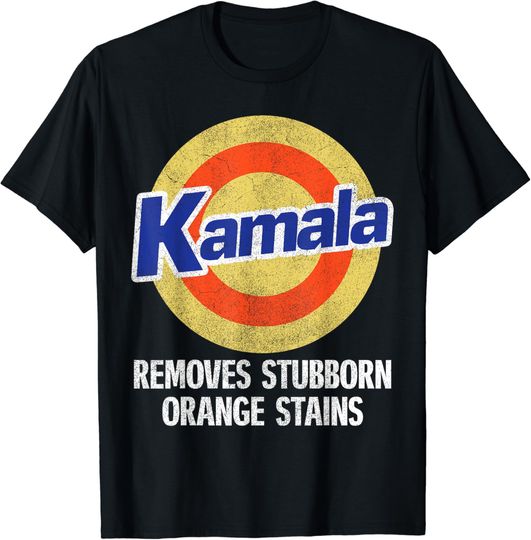 Discover Kamala Removes Stubborn Orange Stains, Kamala Harris 2024 T-Shirt