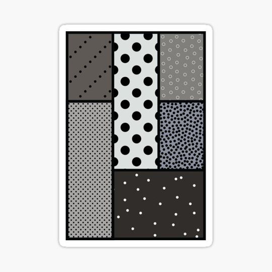 Discover Polka Dots & Circles Tableau – Gray