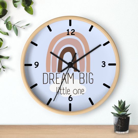 Discover Nursery Wall Clock, wall decor, living room decor