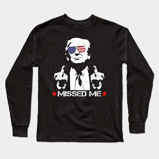 Discover Donald Trump Shot Long Sleeve Shirt, Trump Shot Long Sleeve T-Shirt LG656