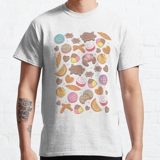 Discover Mexican Sweet Bakery Frenzy // teal background // pastel colors pan dulce