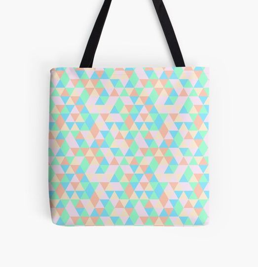 Discover Geometric Triangles With Colorful Seamless Pattern