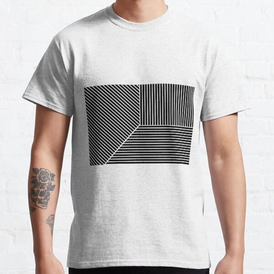 Discover Black and White Minimal Modern Stripe Pattern