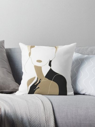 Linear artistic girl