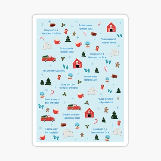 Discover Christmas Tree Farm Activities and Fun Winter Activities Pattern