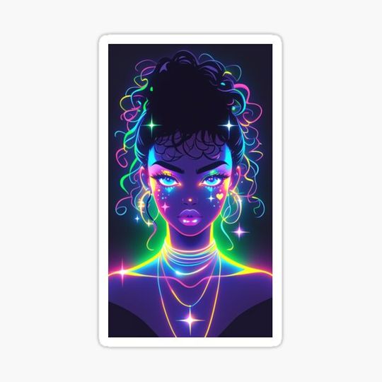 Discover Neon Dreams: Ebony Elegance