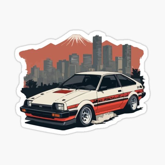 Discover white Initial D Tokyo