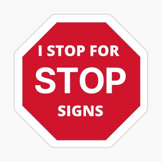 Discover I STOP for stop signs