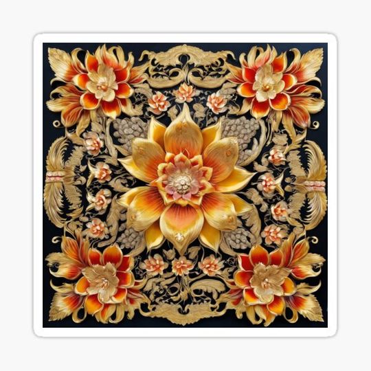 Discover Thai flower patterns