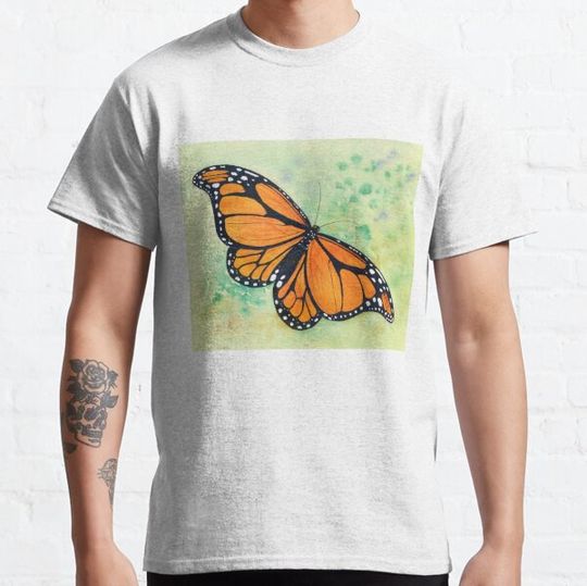 Discover Wanderer (Monarch) Butterfly Watercolour Painting