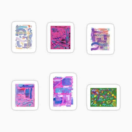 Discover Abstract Sticker Pack