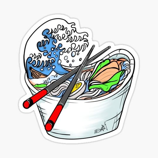 Discover The Great Wave Ramen Bowl