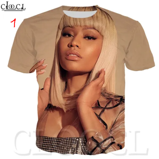 Discover 3D Print Fashion Sexy Nicki Minaj T Shirt