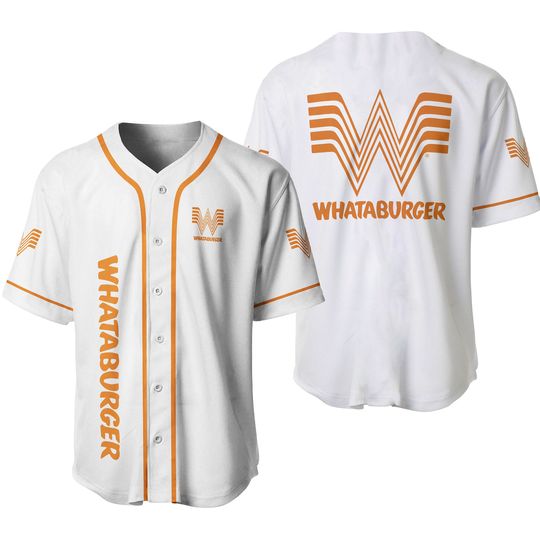 Discover Whataburger Baseball Jersey Shirt - Trendy Fast Food Apparel
