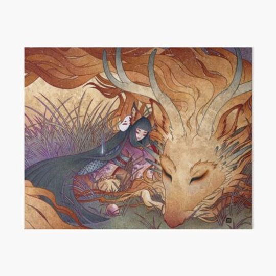 Discover Slumbering Kitsune and Dragon
