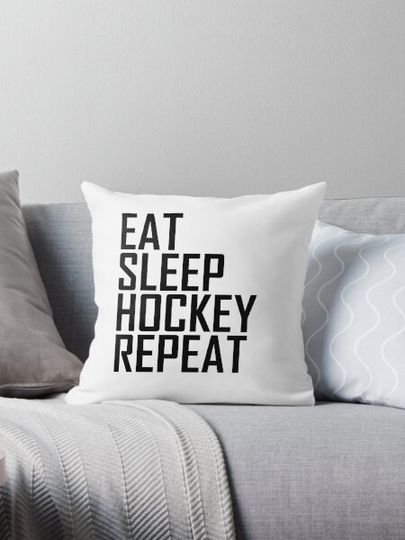 Discover Eat Sleep Hockey Repeat- Hockey Lover Design