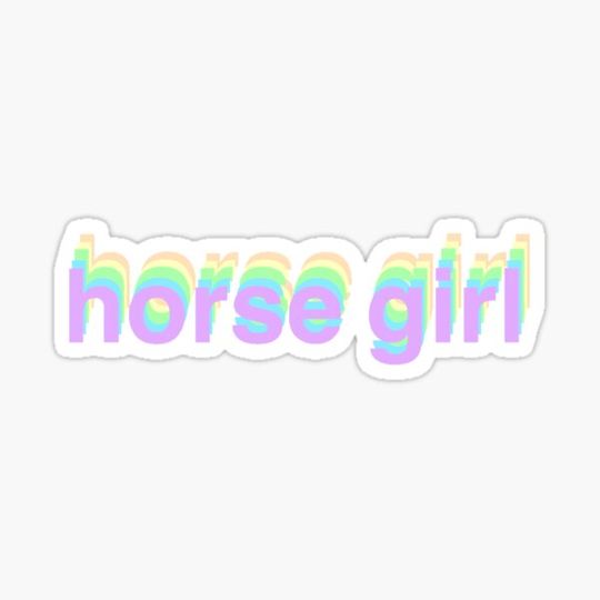 Discover Horse Girl Rainbow