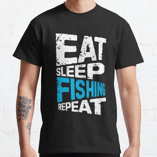 Discover eat sleep fishing repeat