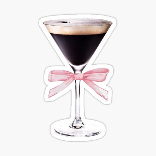 Discover Espresso martini with pink bow