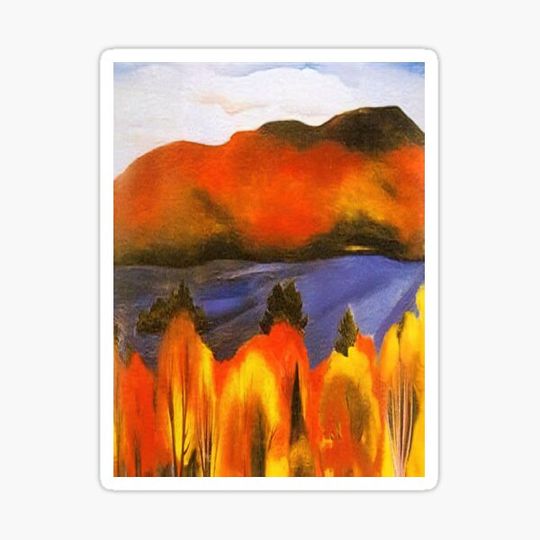Discover Georgia O'Keeffe - Lake George, Autumn