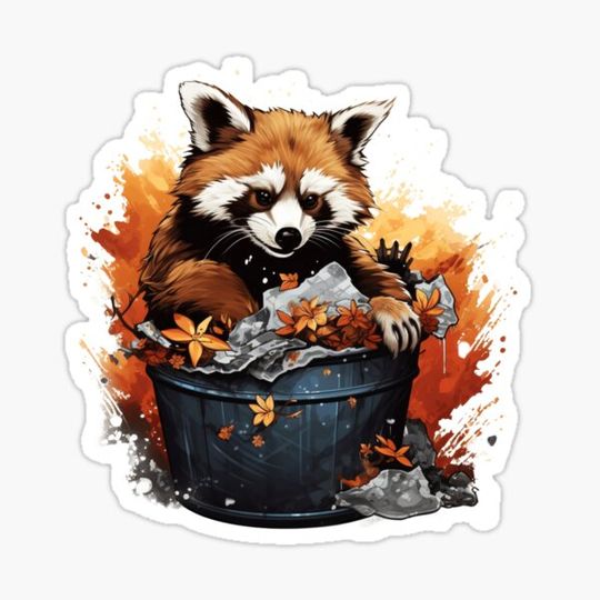 Discover Red Panda In Trash Cute Red Panda