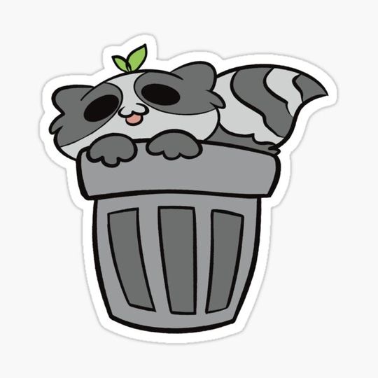 Discover Silly Trash Raccoon - TillyToons