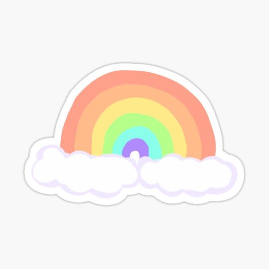 Discover Simple and Cute Pastel Rainbow