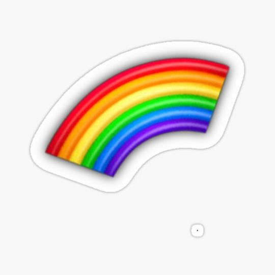 Rainbow - Emoji ( pastel Yellow)