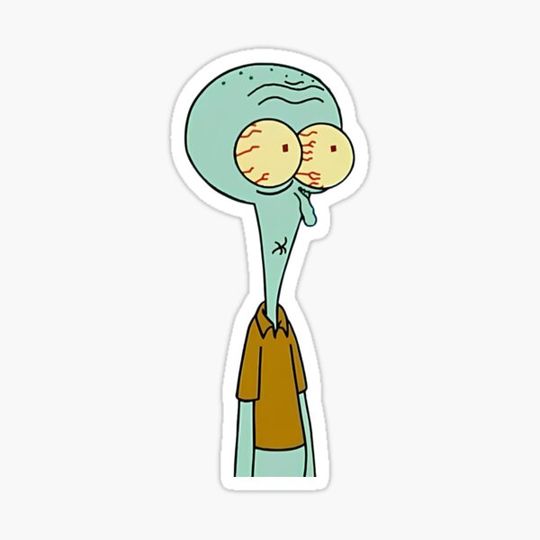 Discover Squidward Shocked Funny Reaction