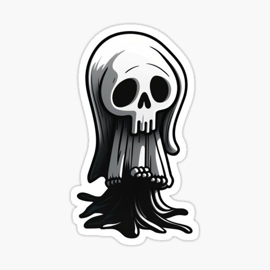 Discover Ghost skull spooky
