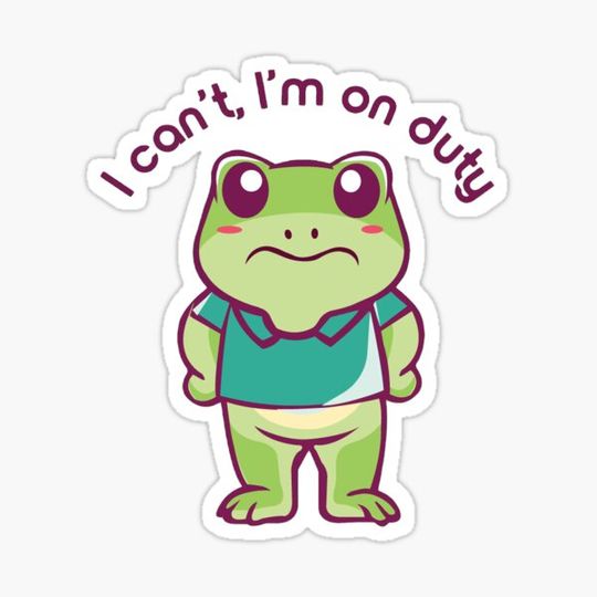 Discover Frog On Duty