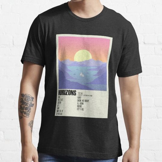 Discover Horizons Surfaces Album Cover Alternative Poster Minimalist Art Classic .