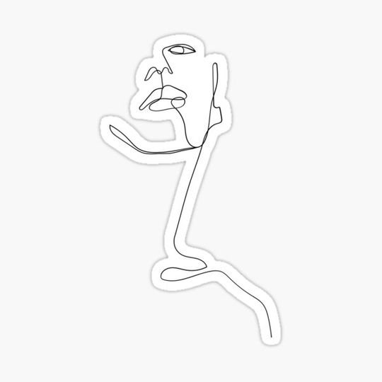 Discover Minimal Female One Line Portrait
