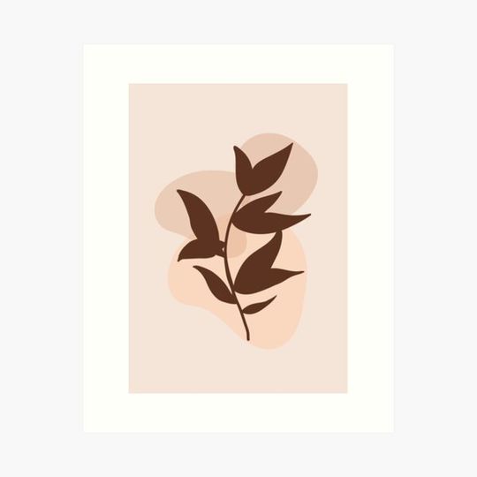 Discover Boho Leaf Print